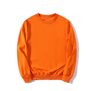 Sweat-shirt à capuche bleu clair pour homme, coupe classique, couleur unie, en coton tricoté, pull décontracté pour l'automne - Product Image 3
