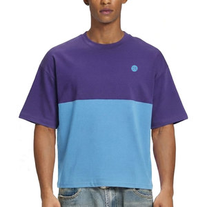 T-shirt Boxy da Uomo Fresh Now in Cotone Pesante Morbido Vestibilità Ampia Casual Streetwear per Moda Moderna e Comfort Quotidiano - Product Image 1