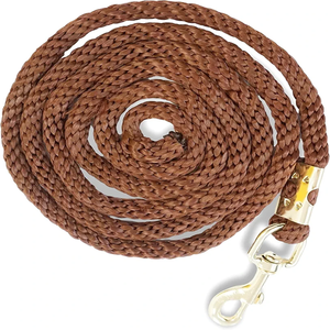 Productos Ecuestres de Alta Calidad Personalizables, Cuerda de Amarre de Algodón y Cuero Impermeable para Caballos, Cabestro para Montar a Caballo - Product Image 6