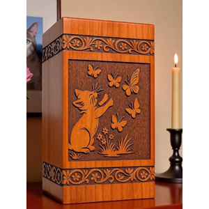 Small Wooden <b>Keepsake</b> Urn for Ashes – Mini <b>Memorial</b> urn <b>Memorial</b> <b>Keepsake</b> by AYAANS - Product Image 1