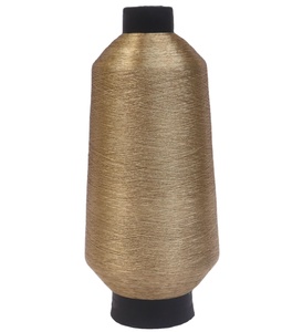 Fil à broder métallique d'usine 100% fil à coudre en fil métallique de polyester pour accessoires de vêtement - Product Image 5