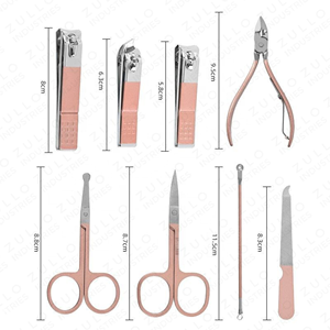 Professional 18PCS Stainless Steel Nail Art Tool Set Custom Private Label <b>Manicure</b> Pedicure Beauty <b>Kit</b> for Salon Home - Product Image 4