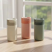 Bouteille isotherme sport populaire en acier inoxydable à double paroi de 320 ml (10 oz) avec revêtement en porcelaine, luxe moderne, 4-6 heures