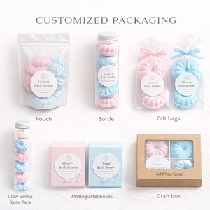 Boule de bain naturelle aux herbes, bombe de bain bio, relaxante pour la peau, hydratante, bain moussant spa, boule de bain artisanale aux huiles essentielles, bio - Product Image 5