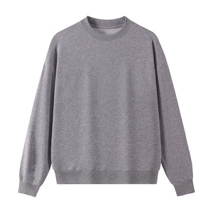 เสื้อสเวตเชิ้ตสีพื้น แขนยาว สไตล์ลำลอง ผ้าถักนิตติ้ง คอตตอน ทรงโอเวอร์ไซส์ สำหรับผู้ชาย ราคาขายส่ง เหมาะสำหรับฤดูหนาว - Product Image 3