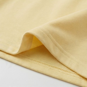 Conjunto de 2 Piezas para Mujer, Camiseta de Manga Corta de Color Sólido Tejida y Pantalones Cortos por Encima de la Rodilla, Cuello Redondo, Corte Holgado, Ropa Casual de Primavera/Verano - Product Image 6