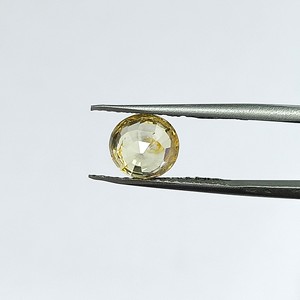 Zafiro amarillo natural redondo de 2.91 quilates de Sri Lanka, piedras sueltas para la fabricación de joyas y tabla Ratti 3.25 YRIS-211 - Product Image 5