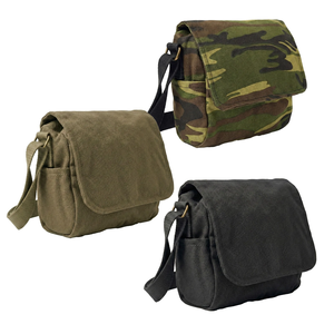 Bolso de hombro de lona con cierre de cremallera, diseño antirrobo, estilo minimalista unisex, correa arqueada desmontable - Product Image 1