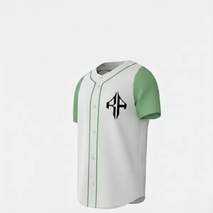 Camiseta de Béisbol de Alta Calidad, Transpirable, Cuello en V, 100% Poliéster, Manga Corta, Estampado Técnico por RIVIAN ATLANTIC - Product Image 4
