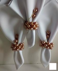 Anillo para Servilletas Hecho a Mano con Cuentas Decorativas, para Eventos de Boda, Cenas Elegantes y Decoración de Mesa Sofisticada - Product Image 2