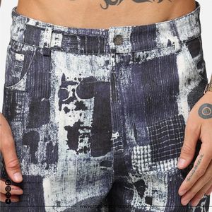 Pantalones Cortos de Verano para Hombre 2026, Estilo Vintage, 100% Algodón, Secado Rápido, Transpirables, Estilo Urbano, Desgastados, Corte Holgado, Hip Hop - Product Image 2