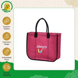 Excellent Quality Bulk Supplier Selling Fashion Printed Jute Tote <b>Bags</b> Cotton Canvas Shopping & <b>Gift</b> <b>Bags</b> from India - Product Image 3