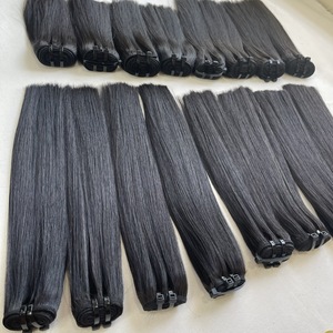 Super vente cheveux noirs lisses trame de cheveux humains femmes africaines cheveux humains vietnamiens - Product Image 5