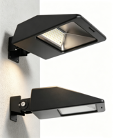 Lampadaire LED 30-100W, étanche IP66, corps en aluminium moulé sous pression, blanc chaud, IK09, dimmable, robuste, pour extérieur