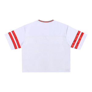 เสื้อยืดทรงบ็อกซี่แบบยูนิเซ็กซ์รุ่นใหม่ปี 2026 ผ้าโพลีเอสเตอร์ตาข่ายระบายอากาศ ป้องกันแบคทีเรีย สำหรับฤดูร้อน เหมาะสำหรับฟุตบอลและเบสบอล - Product Image 5