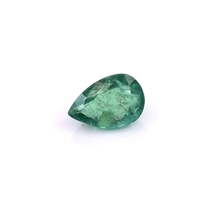 Esmeralda natural de Zambia en forma de pera de 3.22 quilates, piedra preciosa facetada suelta para la fabricación de joyas, lista para usar. - Product Image 1