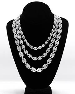 Chaîne cubaine en argent 925 avec moissanite certifiée GRA – Collier de mode personnalisé, accessoire tendance pour hommes et femmes - Product Image 1