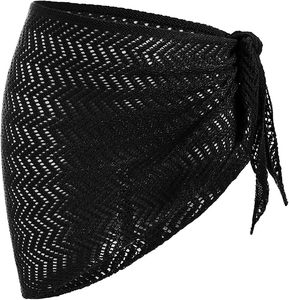 Women's Fashion Swimwear Coverup Crochet Beach Wrap Mini <b>Skirt</b> for Vacation - Product Image 1