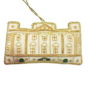 Zari Buckingham Palace ที่แขวนด้วยการปักด้ายโลหะ-เครื่องประดับผนังผ้าทำด้วยมือสำหรับของที่ระลึกและของตกแต่งบ้าน - Product Image 3