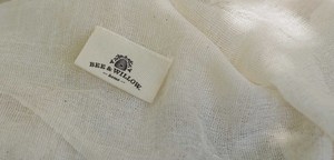 No Moq Custom Brand <b>Name</b> Logo Eco-Friendly End Fold Polyester Cotton Woven Damask Garment <b>Labels</b> for Garment Bags Shoes - Product Image 6