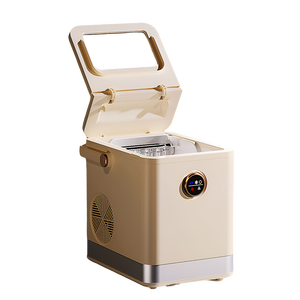 Sudex Portable Bullet <b>Ice</b> Cube <b>Maker</b> <b>Machine</b> Crystal Clear Electric <b>Ice</b> <b>Maker</b> with 13-15KG Capacity for Home Car RV Outdoor Use - Product Image 1