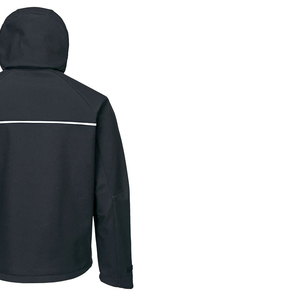 Jimieson Apparel Men's Unisex Custom <b>Softshell</b> <b>Jacket</b> Hooded Winter Waterproof Breathable Zipper Closure Windproof Formal Hiking - Product Image 2