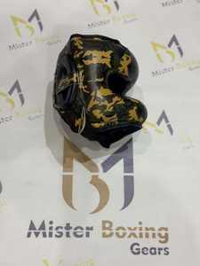 Kit de Gants de Boxe Noirs Personnalisés en Cuir, Fabrication sur Mesure avec Logo ou Nom au Choix – Vente Chaude - Product Image 2