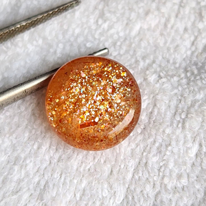 Piedras Preciosas de Cabujón de Piedra Solar Natural, Redondas, de Alta Calidad, 100% Naturales, con un Brillo Intenso y Espectacular - Product Image 5