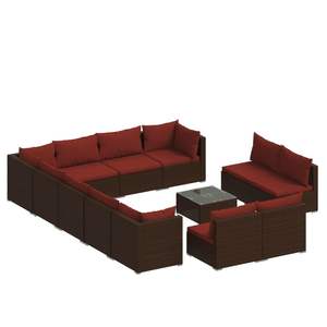 Ensemble de salon de jardin Cinnamon Red en couleur marron - Product Image 2