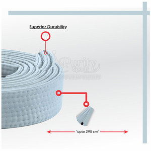 Ceinture d'arts martiaux à prix de gros, conception personnalisée, service OEM - Product Image 5