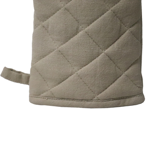 Ensemble de gants de four de couleur unie, design personnalisé, haute qualité, 100% coton, pour utilisation au four, fournisseur en Inde. - Product Image 4