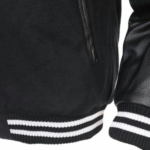 Wholesale High Quality Wool Body Breathable Plus Size <b>Long</b> Sleeves Letterman Custom Embroidery <b>Men</b> Letterman Varsity <b>Jacket</b> - Product Image 4