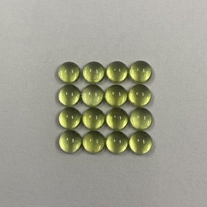 10mm tự nhiên màu xanh lá cây <span class=keywords><strong>Peridot</strong></span> mịn Vòng Cabochon bán buôn đá quý để làm đồ trang sức tự làm phụ kiện số lượng lớn thứ tự có sẵn - Product Image 1