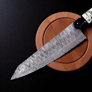 Premium High Quality Damascus Steel 5-PCS Chef <b>Knife</b> <b>Set</b> Marbled Resin Handles Design Utility Hunting <b>Knives</b> A&M Enterprises - Product Image 2