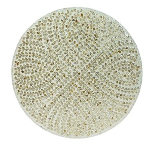 Luxury Modern Handmade Round Mother Pearl Inlay <b>Coffee</b> <b>Table</b> <b>White</b> Shell Mosaic Pedestal Living Room Hotel Use - Product Image 6