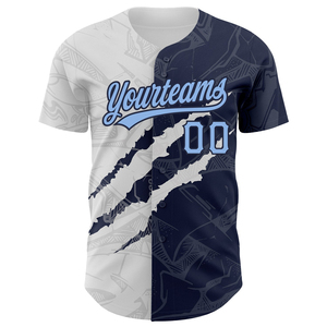 Custom <b>Baseball</b> Jersey Short Sleeve Button Front Sublimated Print Breathable Polyester Unisex Adult Team Name Yourteams 00 - Product Image 2
