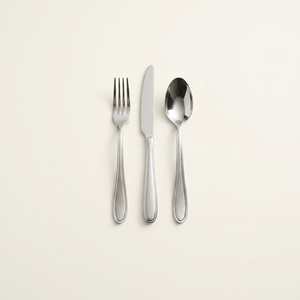 Ensemble de couverts en acier inoxydable poli miroir de qualité supérieure, élégant, pour hôtel, restaurant, mariage, vente en gros - Product Image 1