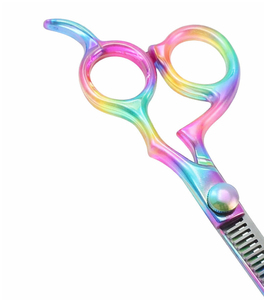 Tijeras de Entresacar Multicolor Profesionales para Peluquería Canina con Mango de Plástico - Product Image 5