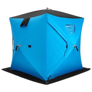 Tenda da Pesca Portatile per 2 Persone con Pareti Imbottite in Cotone - Product Image 1