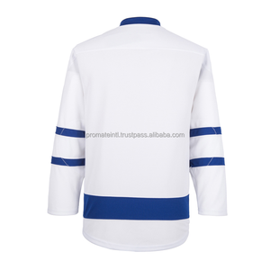 เสื้อฮอกกี้น้ำแข็งพิมพ์ลายแบบ Heat-Transfer คุณภาพสูง ดีไซน์พรีเมียม โพลีเอสเตอร์ 100% แห้งเร็ว ป้องกันแบคทีเรีย แบบสั่งทำพิเศษสำหรับทีม - Product Image 4