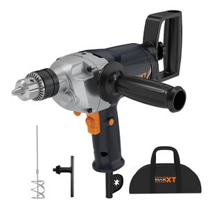 Trapano Miscelatore Elettrico con Cavo da 1/2 Pollice, Motore 9A, Set Miscelatore per Calcestruzzo e Fango con Impugnatura a Spade - Product Image 1