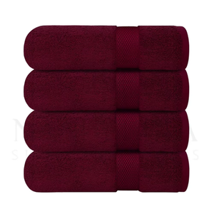 Serviettes de Bain d'Hôtel Premium en Gros – Coton Épais, Doux, Lisse, Séchage Rapide, Qualité Spa, Fournisseur OEM, Couleur Unie, Tissu Éponge - Product Image 2