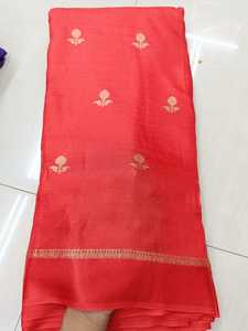 Tela de Trabajo de Viscosa Pura y Yute, 95 GSM, 44 Pulgadas de Ancho, Material Estampado de Viscosa y Yute para Trajes Étnicos y Prendas de Diseño de Boutique - Product Image 3