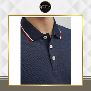 Camiseta Polo de Cuello Redondo para Hombre, de Primera Calidad, Cómoda, de Manga Corta, Corte Regular, de Algodón y Poliéster, Venta Mundial - Product Image 2