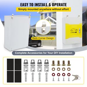 Organizador de Cables para Estación de Carga Exterior Tesla, Resistente al Agua IP32, Accesorios para Vehículos Eléctricos, Caja de 28 PIES X 20 PIES X 10 PIES X 10 PIES - Product Image 5