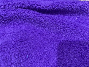 Knitted <b>Fabric</b> 100% <b>Polyester</b> Medium Weight Knitted Solid Purple Color Soft <b>Fabric</b> Cover - Product Image 4