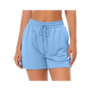 Shorts pour femmes avec logo personnalisable, shorts de sport taille haute pour femmes, shorts de fitness tendance pour l'été - Product Image 4