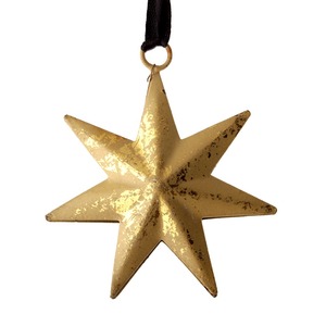 Adorno Navideño Decorativo Hecho a Mano con Detalles Metálicos para Celebraciones Navideñas - Product Image 3