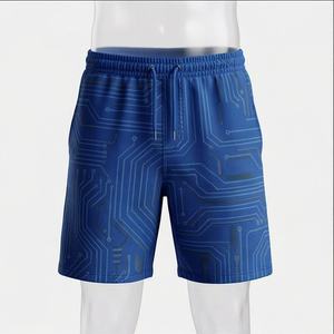 Comfortable Youth Men Short Custom Logo Design Premium Sublimation Fabric Breathable Casual <b>Walk</b> Summer Outdoor Sports Trunks - Product Image 1