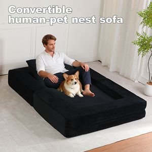 Cama Moderna de Pana para Mascotas, para Perros Adultos, Uso en Sala de Estar/Dormitorio, No Requiere Ensamblaje - Product Image 5